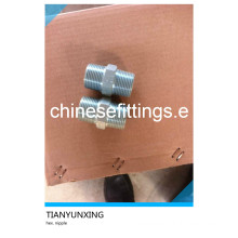 Galvanized Forged Tbe Hex/Hexagonal Threaded/Thread Nipple